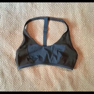 Lululemon Black and Blue Bra Top size Medium 6
